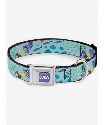 Luca Isola Del Mar Alberto Collage Seatbelt Dog Collar $9.16 Pet Collars