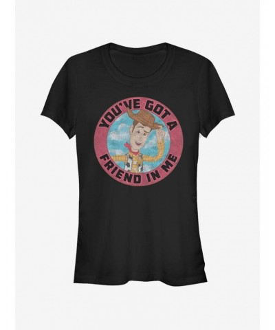 Disney Pixar Toy Story Friend in Me Woody Circle Girls T-Shirt $7.49 T-Shirts